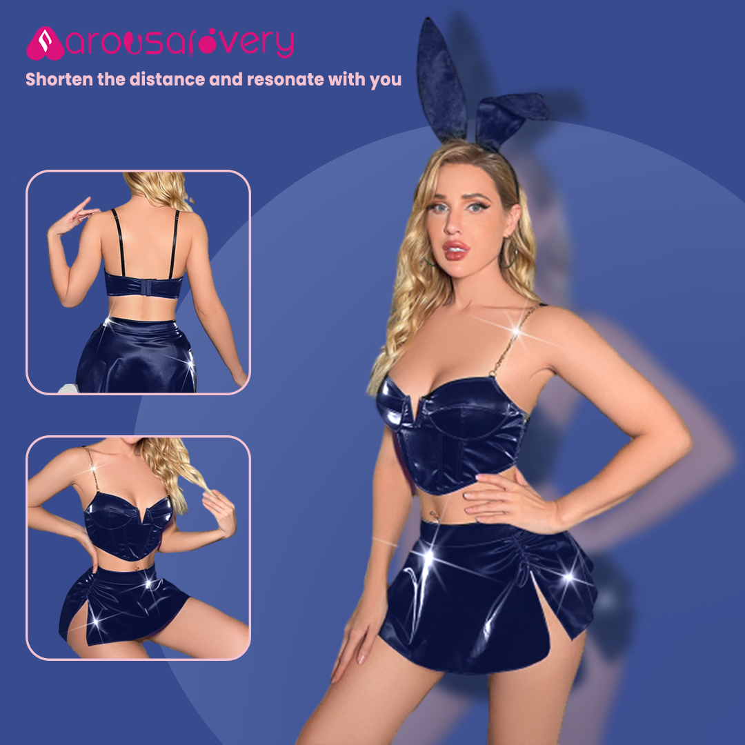 arousalovery-Suspender Bunny role play Sexy Lingerie