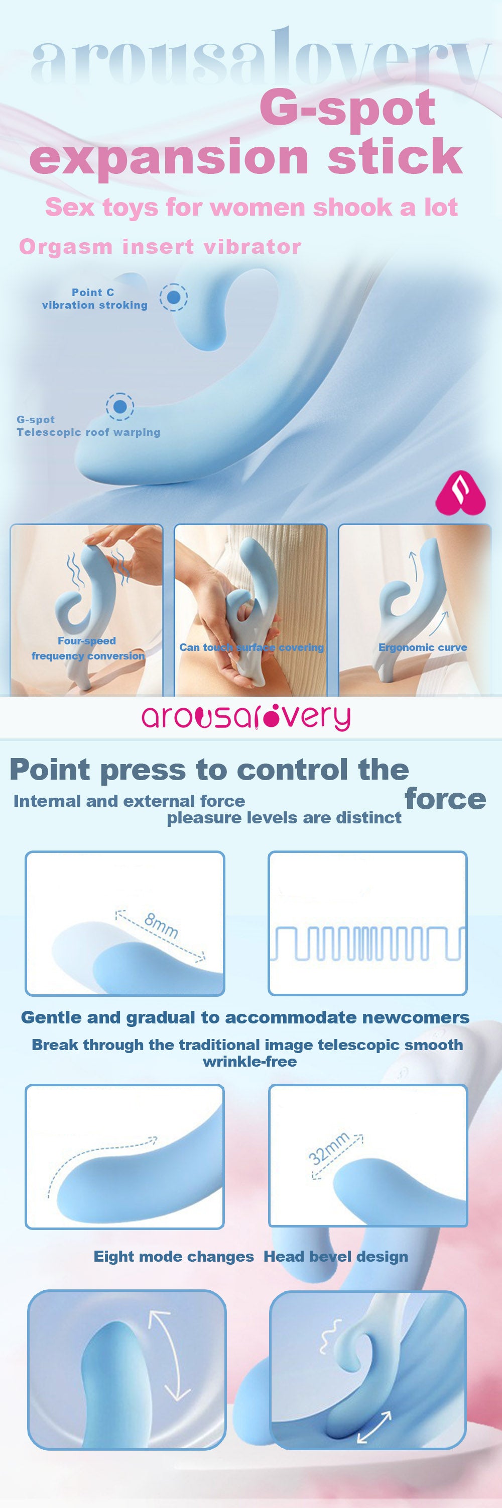 Sex toys Adult toys orgasm insert vibrator