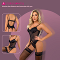 arousalovery-Crotchless Cut-Out Spicy lingerie garter sexy lingerie
