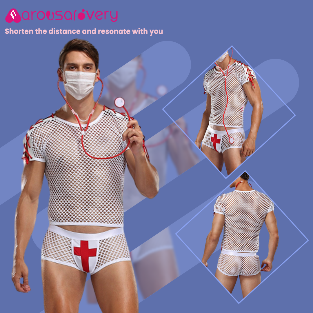 arousalovery-Adult costumes role play Men's sexy doctor underwear