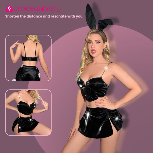 arousalovery-Suspender Bunny role play Sexy Lingerie